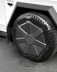 Cybertruck All-Terrain Full Carbon Fiber Wheel Cap Replacement - Real Dry Molded Carbon Fiber