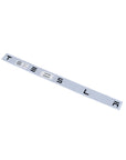 Model S3XY T-E-S-L-A Tailgate Emblems Version 2.0 - ABS Plastic