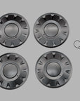 2024+ | Model 3 Highland Refreshed 18" Photon Center Wheel Hubs in Wheel Matching Grey (Set of 4)
