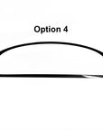 2026+ | Model Y Juniper Refreshed "Plain Weave" (Performance Look) Dashboard Replacement Kit (3 Piece Options) - Real Dry Molded Carbon Fiber