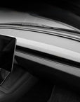 2024+ | Model 3 Highland Refreshed Lower Dashboard Cover (2 Pieces) - Hydro Carbon Fiber Coated
