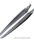Model 3 & Y Extended Front Door Panel Overlays (Version 2.0) - Real Dry Molded Carbon Fiber