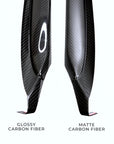 Model 3 & Y Extended Front Door Panel Overlays (Version 2.0) - Real Dry Molded Carbon Fiber