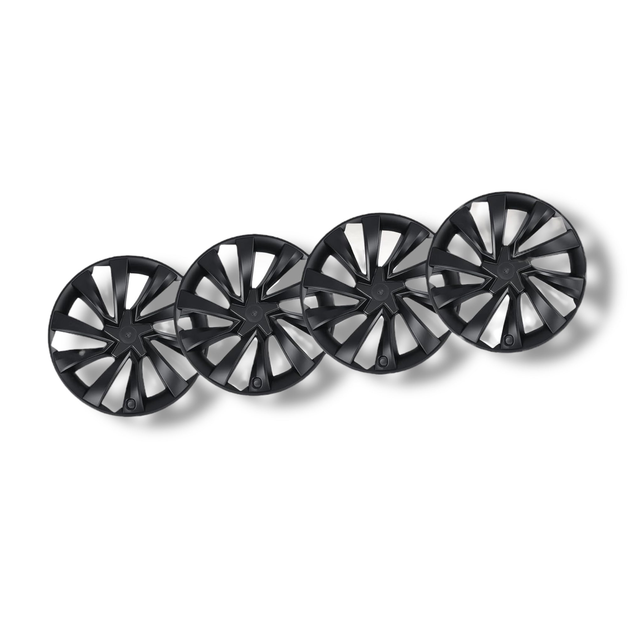2026+ | Model Y Juniper Refreshed 19" Crossflow Spiral Storm Wheel Covers (Set of 4)