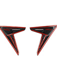 Model 3 & Y Full Cover Turn Signal Cap & Fender Accent Flares ( 1 Pair ) - Carbon Fiber Coated Variety