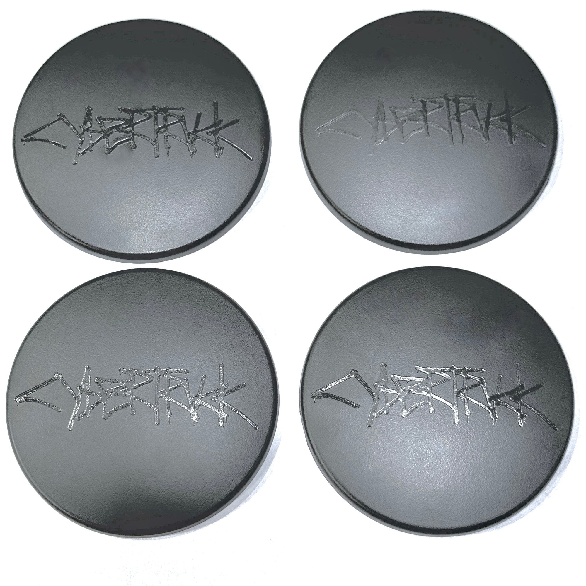 Cybertruck Heptagon Center Wheel Caps & Lug Nut Covers (Set of 4) - Version 1.0