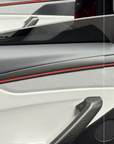 2026+ | Model Y Juniper Refreshed "Plain Weave" (Performance Look) Full Interior Carbon Fiber Kit Bundles (17 Pieces) - Real Dry Molded Carbon Fiber