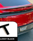 2026+ | Model Y Juniper Refreshed Tailgate Applique - Real Dry Molded Carbon Fiber