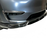 Model Y Viento Plus Front Lip Overlay Spoiler  - Real Dry Molded Carbon Fiber