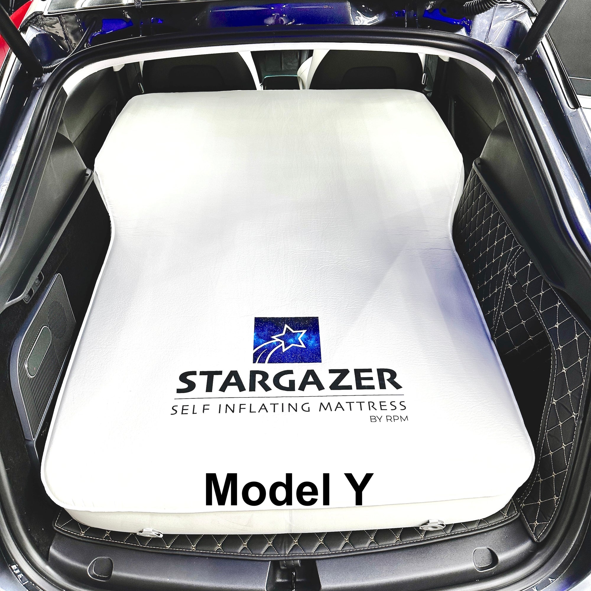 Stargazer Self-Inflating Memory Foam Mattress For Model S3XY,  Pump & Bag.  Free USA Ground Shipping