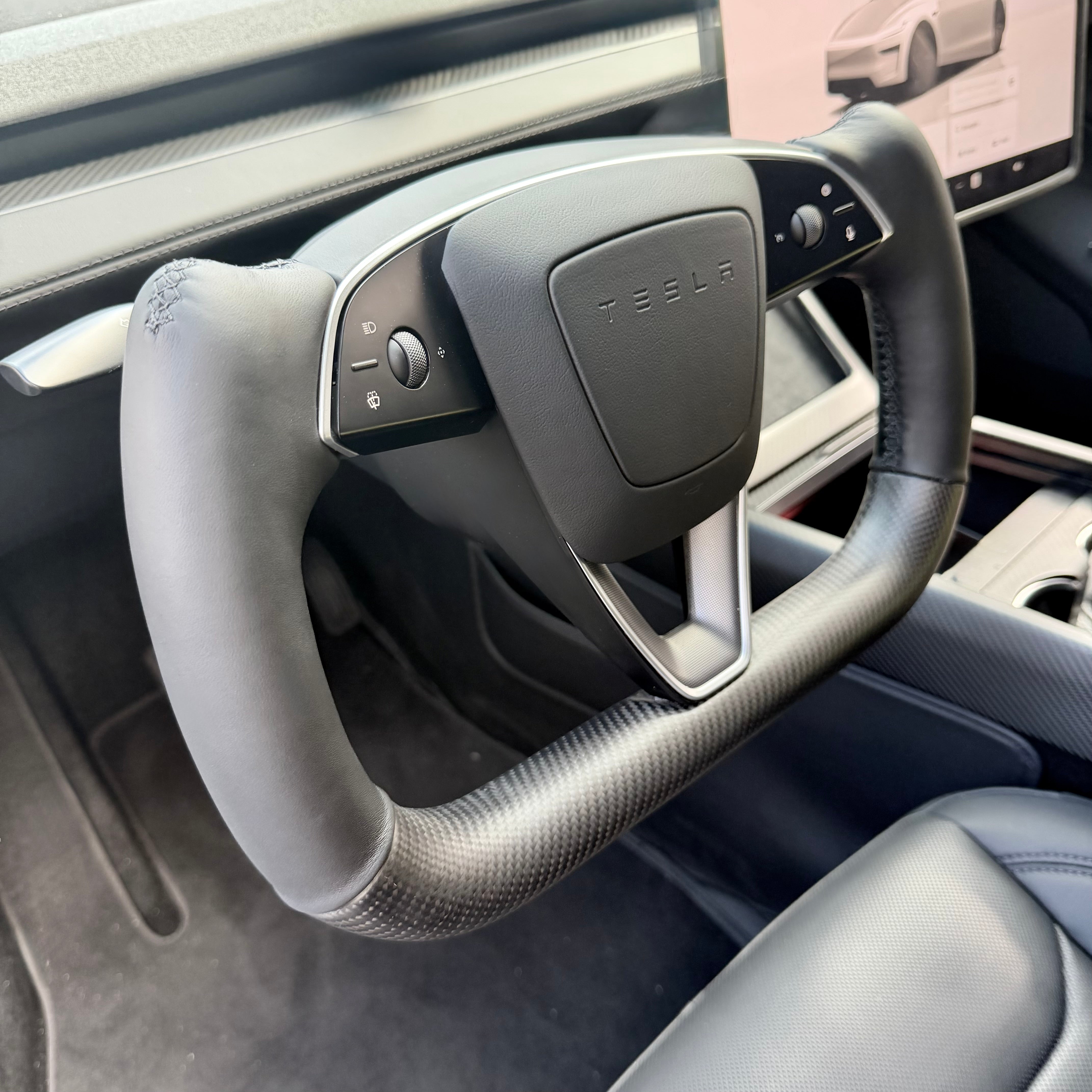 2026+ Model Y Juniper Carbon Fiber Yoke Steering Wheel Upgrade – RPM ...