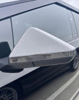 Cybertruck Side View Mirror Overlays - Real Dry Molded Carbon Fiber