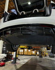 2022+ | Model X Colossal Rear Replacement Diffuser - Real Dry Molded Carbon Fiber
