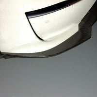 2022+ | Model X Colossal Front Lip Overlay Spoiler - Real Dry Molded Carbon Fiber