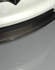 2022+ | Model X Colossal Front Lip Overlay Spoiler - Real Dry Molded Carbon Fiber