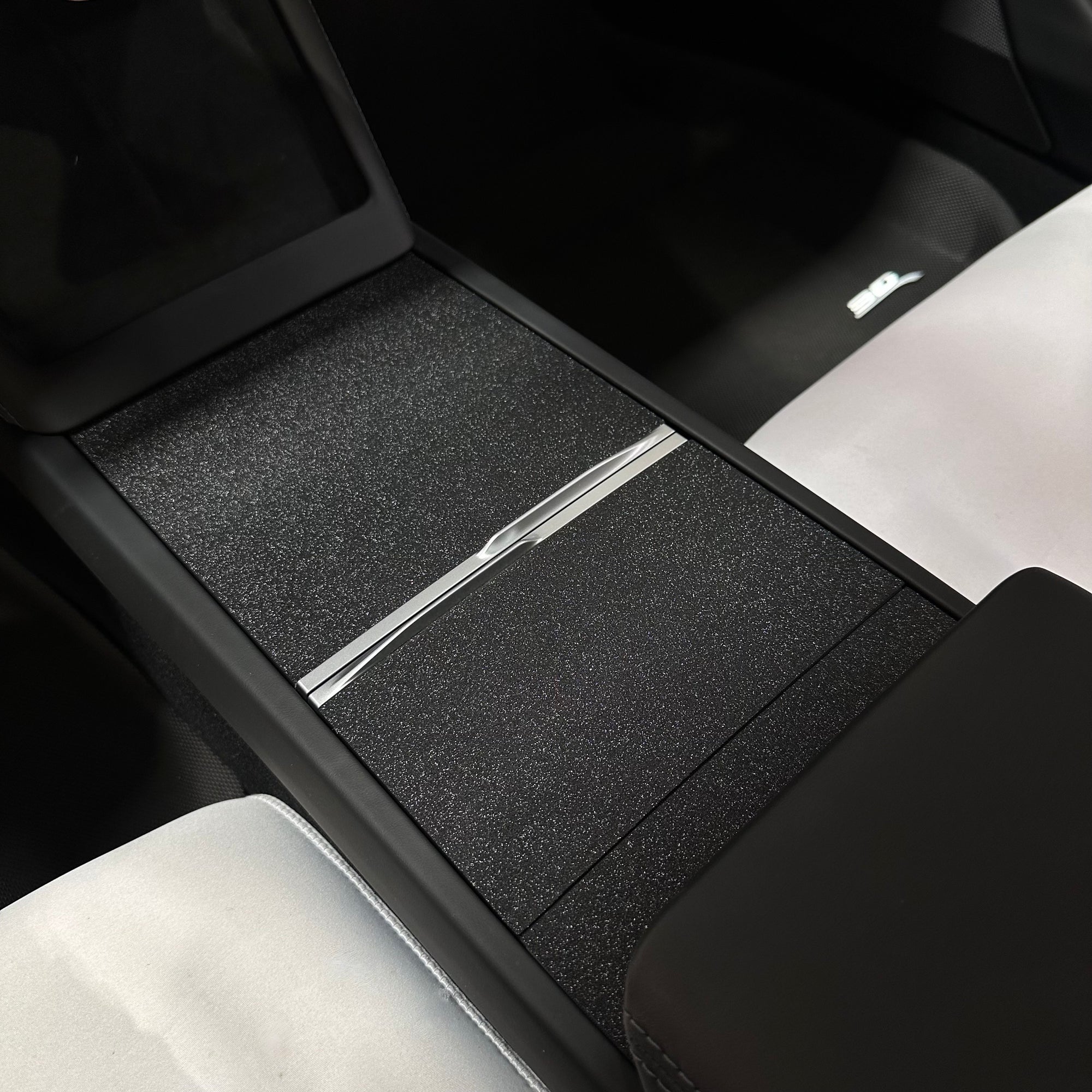 2026+ | Model Y Juniper Refreshed Center Console Vinyl (3 Piece Kit) - Frosted Black