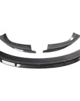 2024+ | Model 3 Highland Refreshed Neptune Front Lip ABS Plastic (3 Pieces) - Hydro Matte Carbon Fiber Coated