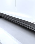 2016+ | Model X Colossal Side Skirt Overlays (1 Pair) - Real Dry Molded Carbon Fiber