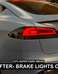 2022+ Model S Smoked & Clear Tail Light TPU Protection Film Wrap (6 Piece Kit)
