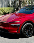 2026+ | Model Y Juniper Refreshed Foglight Canards/Eyelids (1 Pair) - Real Molded Carbon Fiber