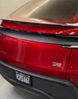 2026+ | Model Y Juniper Refreshed Tailgate Applique - Real Dry Molded Carbon Fiber