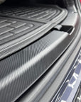 2020-2025 | Model Y Trunk Sill Plate Cover ABS Plastic - Hydro Carbon Fiber Coated