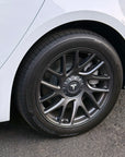 2024+ | Model 3 Highland Refreshed 18" Photon Center Wheel Hubs in Wheel Matching Grey (Set of 4)
