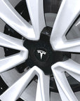 Model X - 22" Turbine Center Wheel Hubs - Real Molded Carbon Fiber- (Set of 4)