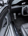 2021-2025 | Model S & X Interior Upgrade Kit "Go Plaid" (9 & 12 Piece Kit) - Real Molded Carbon Fiber - Goodbye Wood