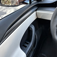 2021+ | Model S & X Interior Upgrade Kit "Go Plaid" (9 & 12 Pieces) - Real Molded Carbon Fiber