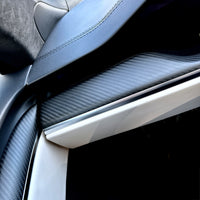 2021+ | Model S & X Interior Upgrade Kit "Go Plaid" (9 & 12 Pieces) - Real Molded Carbon Fiber