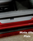 2024+ | Model 3 Highland Refreshed Door Sill Overlays (4 Pieces) - Real Dry Molded Carbon Fiber