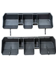 Cybertruck Under Backseat Strap-In Storage Bins - With Dividers