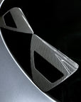 Model 3 & Y Charging Port Overlay (1 Pair) - Real Molded Carbon Fiber