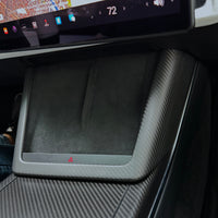 2021+ | Model S & X Charging Pad Frame Overlay - Real Molded Carbon Fiber