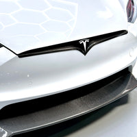 2021+ | Model S Refreshed Front End Inlay - Real Molded Carbon Fiber