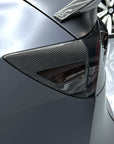 Model 3 & Y Charging Port Overlay (1 Pair) - Real Molded Carbon Fiber