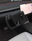 2026+ | Model Y Juniper Refreshed Heated Yoke Steering Wheel Upgrade – Black or White