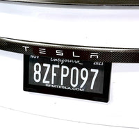 2012-2022* | Model S Tailgate Applique Overlay- Real Molded Carbon Fiber