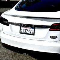 2012-2022* | Model S Tailgate Applique Overlay- Real Molded Carbon Fiber
