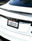 2014-2021* | Model S Tailgate Applique Overlay - Real Molded Carbon Fiber