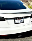 2014-2021* | Model S Tailgate Applique Overlay - Real Molded Carbon Fiber