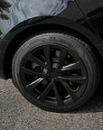 2017-2023 | Model 3 18" Aero Wheel Cover Replacements - Open Spoke Arachnid Style (Set of 4)