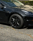 2017-2023 | Model 3 18" Aero Wheel Cover Replacements - Open Spoke Arachnid Style (Set of 4)