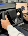2026+ | Model Y Juniper Refreshed Heated Yoke Steering Wheel Upgrade – Black or White