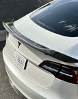 2017-2023 | Model 3 Colossal Rear Wing Spoiler - Real Molded Carbon Fiber