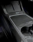 Model 3 & Y Center Console Top & Side Panel Overlays (Gen. 2) - Real Dry Molded Carbon Fiber
