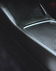 Model 3 & Y Center Console Top & Side Panel Overlays (Gen. 2) - Real Dry Molded Carbon Fiber