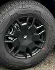 Cybertruck Heptagon Center Wheel Caps & Lug Nut Covers (Set of 4) - Version 1.0