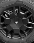 Cybertruck Heptagon Center Wheel Caps & Lug Nut Covers (Set of 4) - Version 1.0